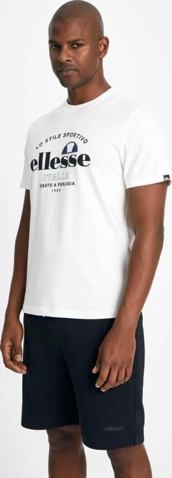 Ellesse Erkek Kısa Kollu Tişört EM141-OF Beyaz - Image 1