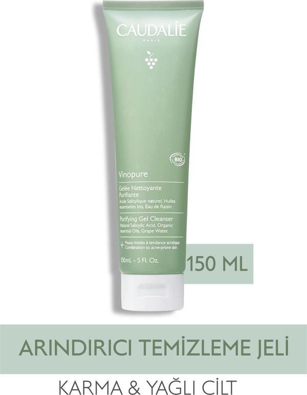 Caudalie Vinopure Arındırıcı Temizleme Jeli - 150mL - Image 1