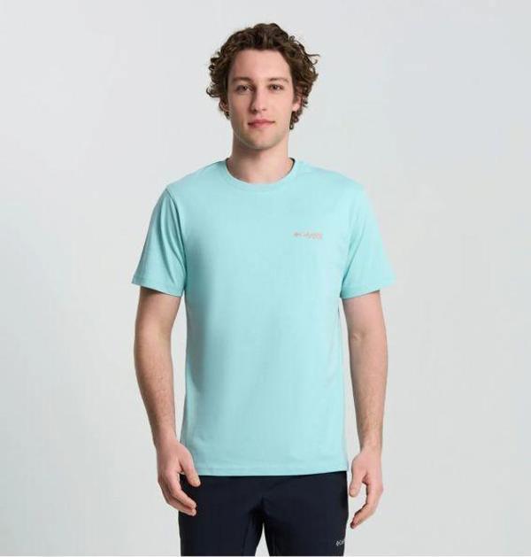 Columbia CSC M Pfg Trout Shine SS Tee Erkek Kısa Kollu Tişört CS0421 - Image 1