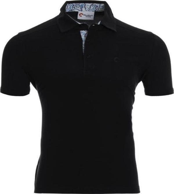 Panthzer Toluca Erkek Polo Tişört Siyah - Image 1