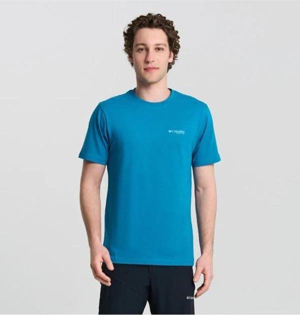 Columbia CSC M Pfg Trout Shine SS Tee Erkek Kısa Kollu Tişört CS0421 - Image 1