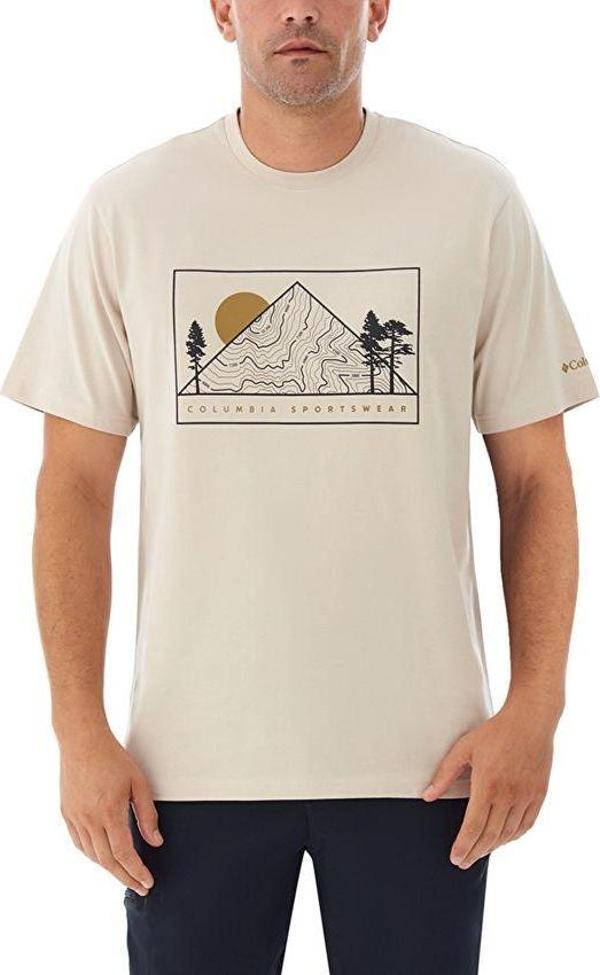 Columbia Csc M Peaked Sunscape Ss Tee Erkek Kısa Kollu Tişört CS0398 - Image 1