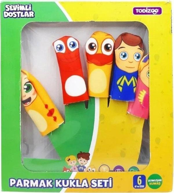 Sevimli Dostlar Peluş Parmak Kuklası - Image 1