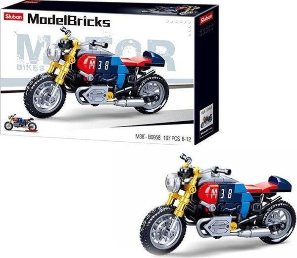 Sluban Model Bricks Motorsiklet - 197 Parça - Image 1
