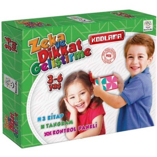 3-6 Yaş Kodlama Zeka Ve Dikkat Geliştirme Seti - Image 1