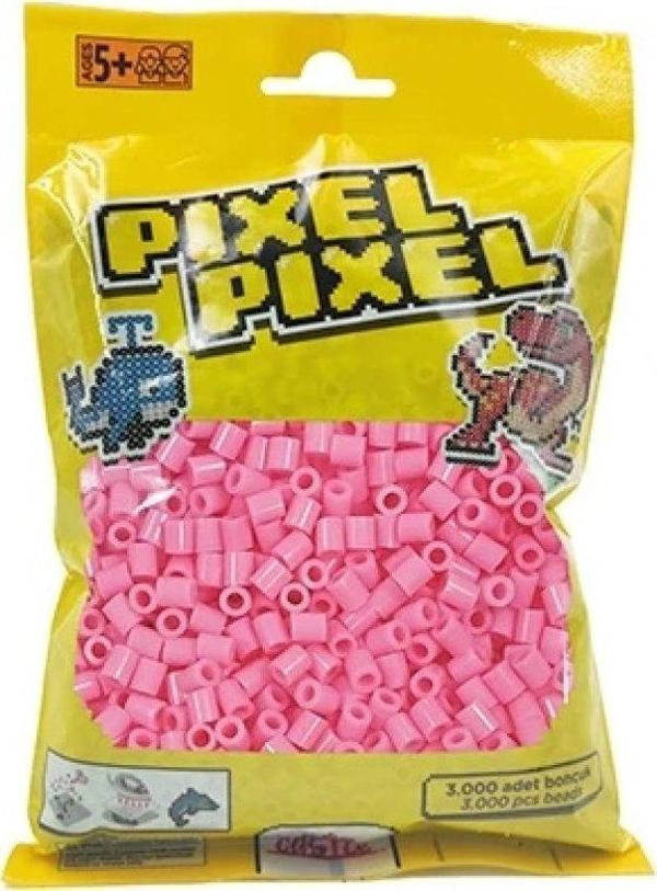 Pixel Pixel 3000 Adet Midi Boncuk Açık Pembe - Image 1