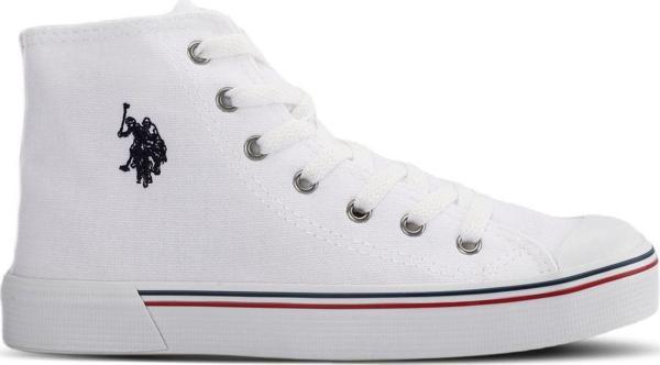 U.S. Polo Assn. Penelope Hıgh 3Fx Sneaker Kadın Ayakkabı Beyaz - Image 1