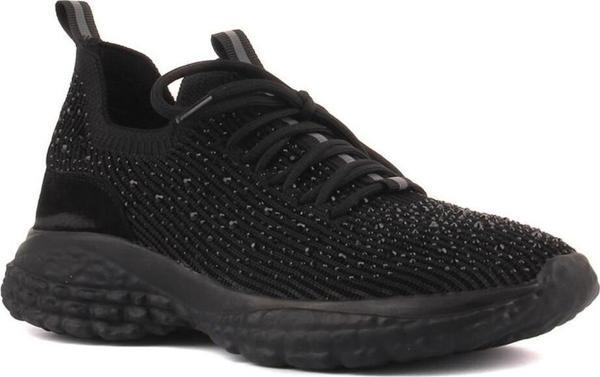 Guja 24Y320 Taşlı Triko Siyah Kadın Spor Ayakkabı - Image 1