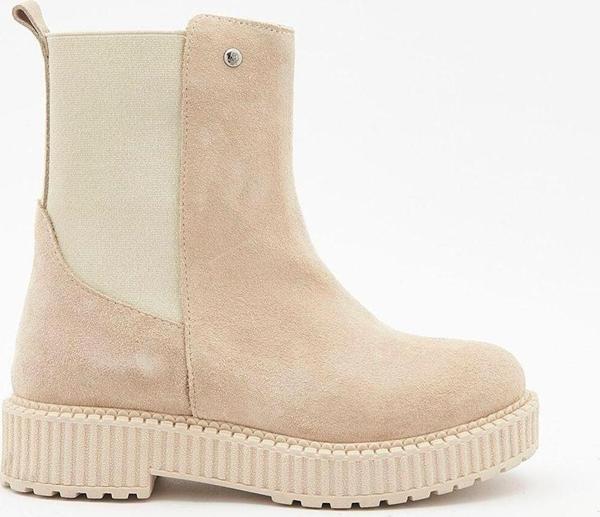 Hush Puppies Hp-315-043 Kadın Bej Nubuk Bot - Image 1