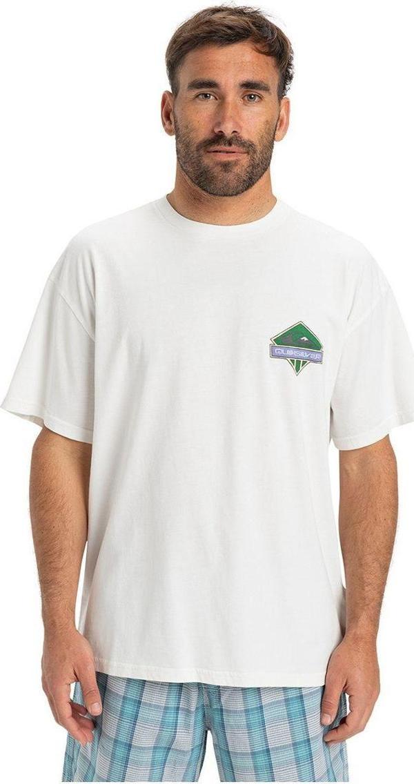 Quıksilver Gh Qs Crystal Jet Erkek Beyaz Günlük Stil T-Shirt Eqyzt08023-Wbk0 - Image 1