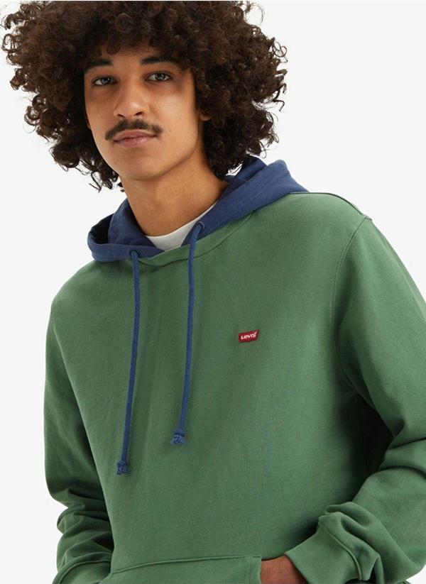 Levi'S Levis Yeşil Erkek Kapüşon Normal Düz Sweatshirt 001Tv-0000 - Image 1