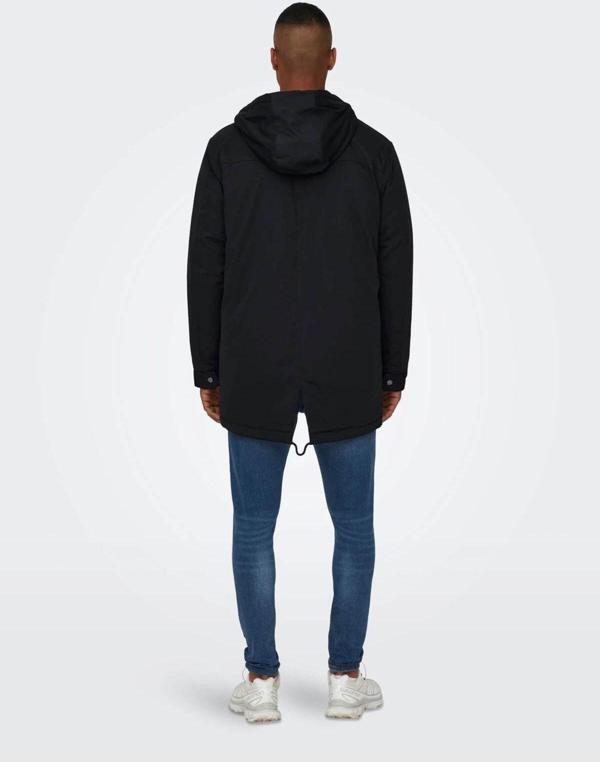 Only & Sons Erkek Parka Siyah 22025690 - Image 1