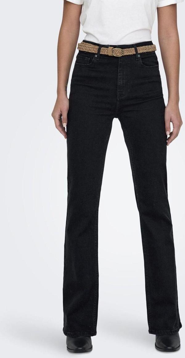 Only Geniş Kesim Kot Pantolon Onlluna Hohe Taille Ausgestellt Jeans - Image 1