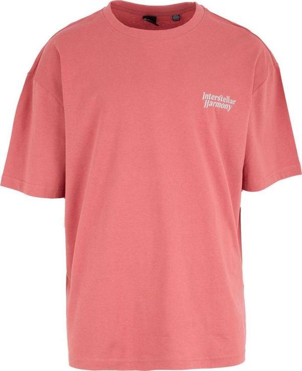 Only & Sons O Yaka Baskılı Turuncu Erkek T-Shirt Onskason Rlx Prınt Ss Tee - Image 1