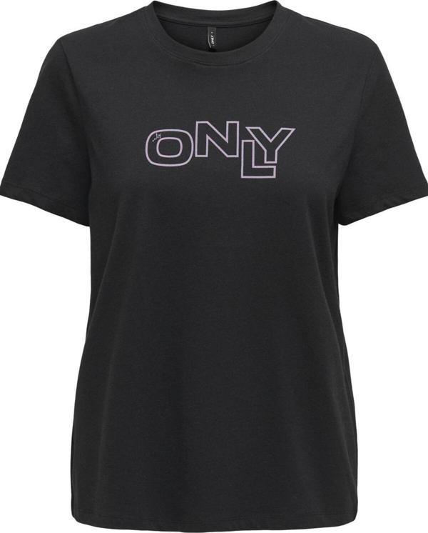 Only Onllotta S/S Tee Cs Jrs Kadın Siyah T-Shirt - 15339251 - Image 1