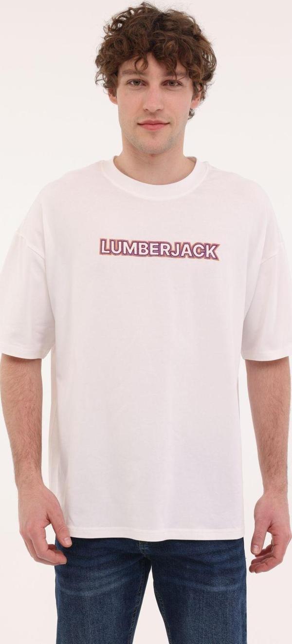 Lumberjack Ml Franco 11Ff17 5Fx Ekru Erkek Kısa Kol T-Shirt - Image 1