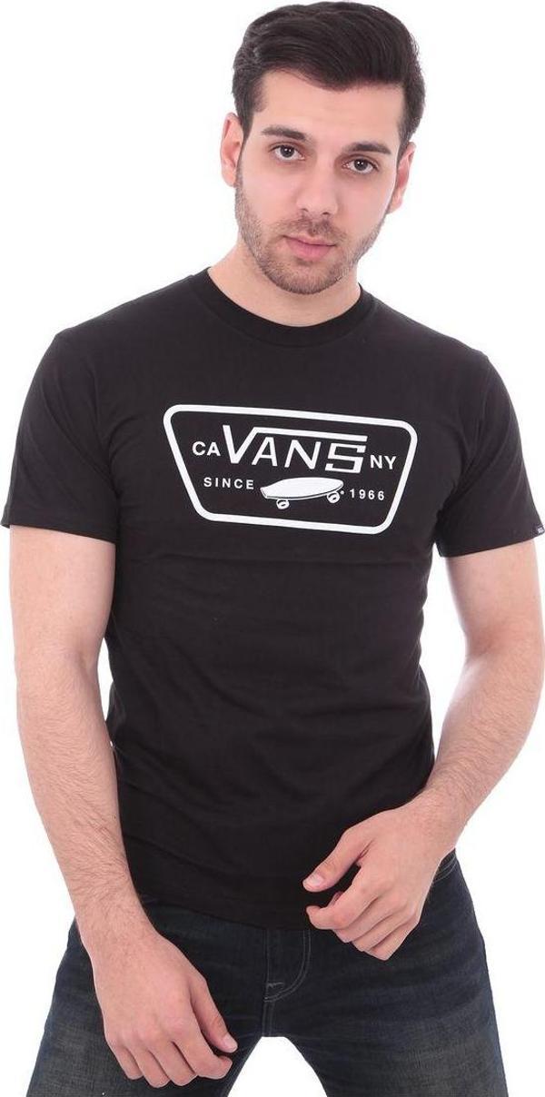 Vans 000Qn8Y281-R Full Patch Erkek T-Shirt Siyah - Image 1