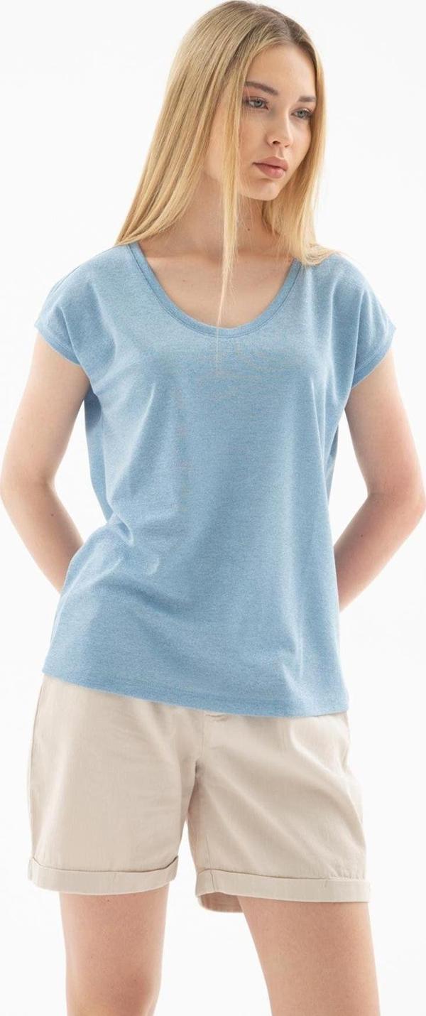 Fashion Friends Simli Bluz Mavi - Image 1