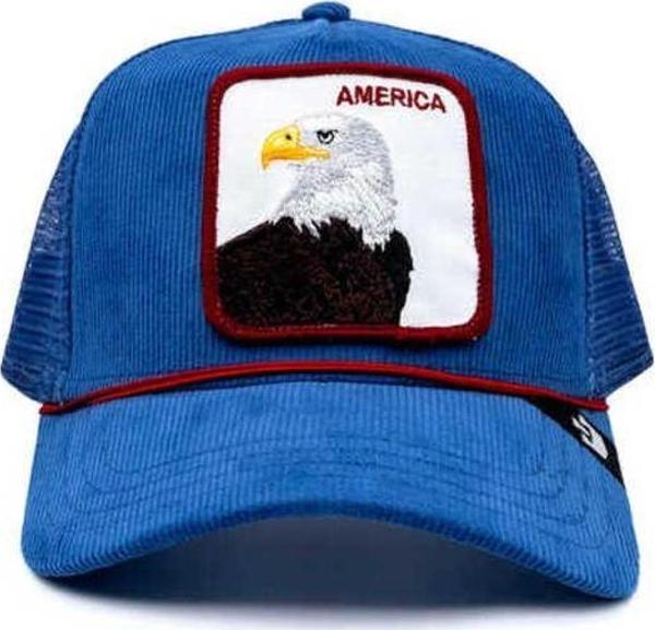 Goorin Bros America For Real ( Kadife Kartal ) Mavi Şapka 101-2708 - Image 1