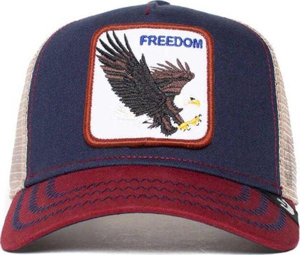 Goorin Bros . The Freedom Eagle Kartal Figür Şapka 101-0384 Mavi Standart - Image 1
