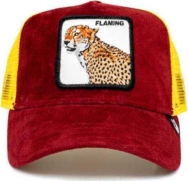 Goorin Bros Hot Cheetah ( Kaplan Figürlü) Deri Görünümlü Şapka 101-0871 - Image 1