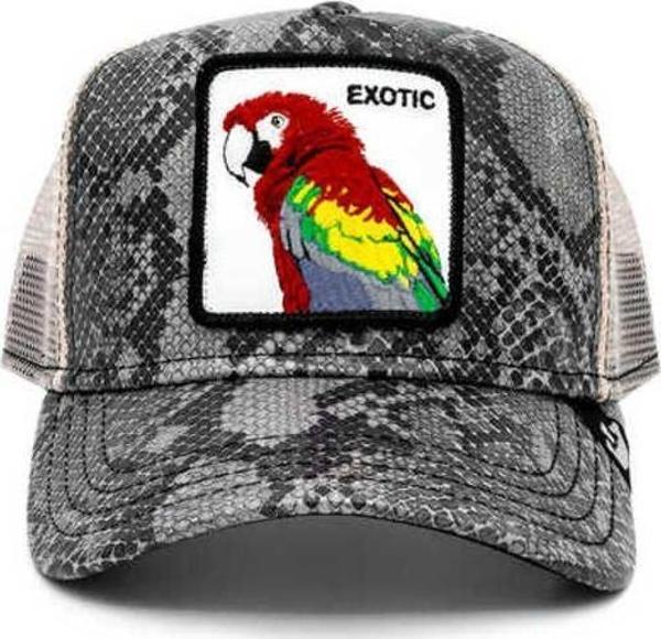 Goorin Bros Margaritaville ( Papağan Figürlü ) Deri Görünümlü Şapka 101-0868 - Image 1