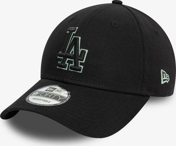 New Era Team Outline 9Forty Losdod Unisex Siyah Şapka - Image 1