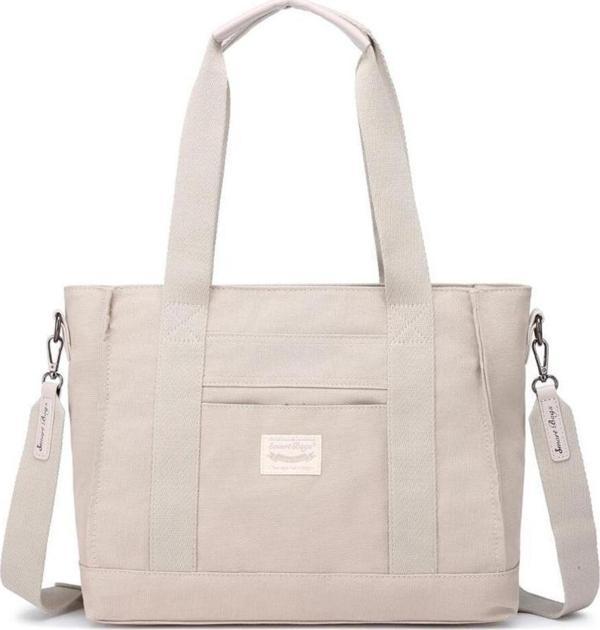 Smart Bags Exclusive Kanvas Kumaş Kadın Omuz Çantası 1326 - Image 1