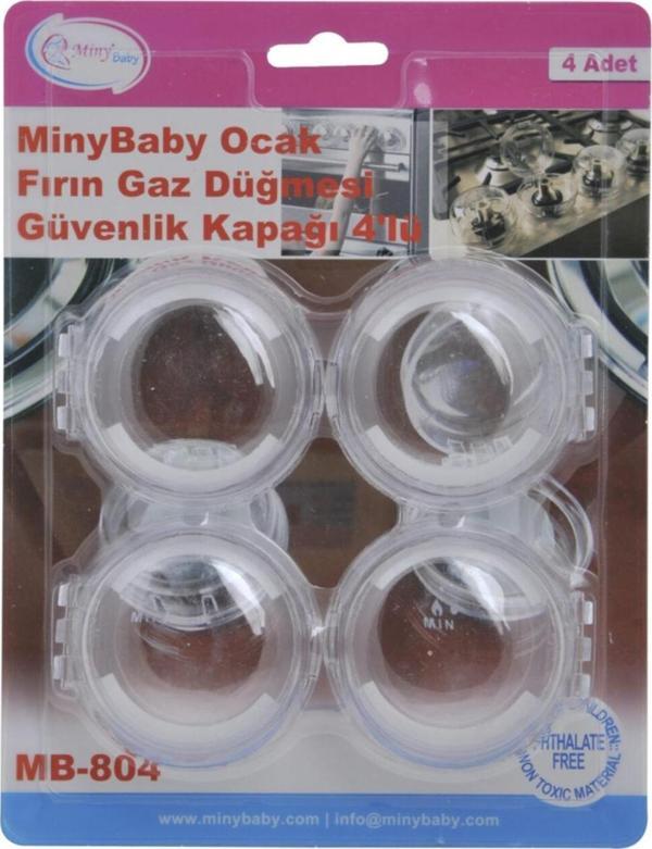 Miny Baby Ocak/fırın Gaz Düğmesi Güvenlik Kapağı 4 Adet - Image 1