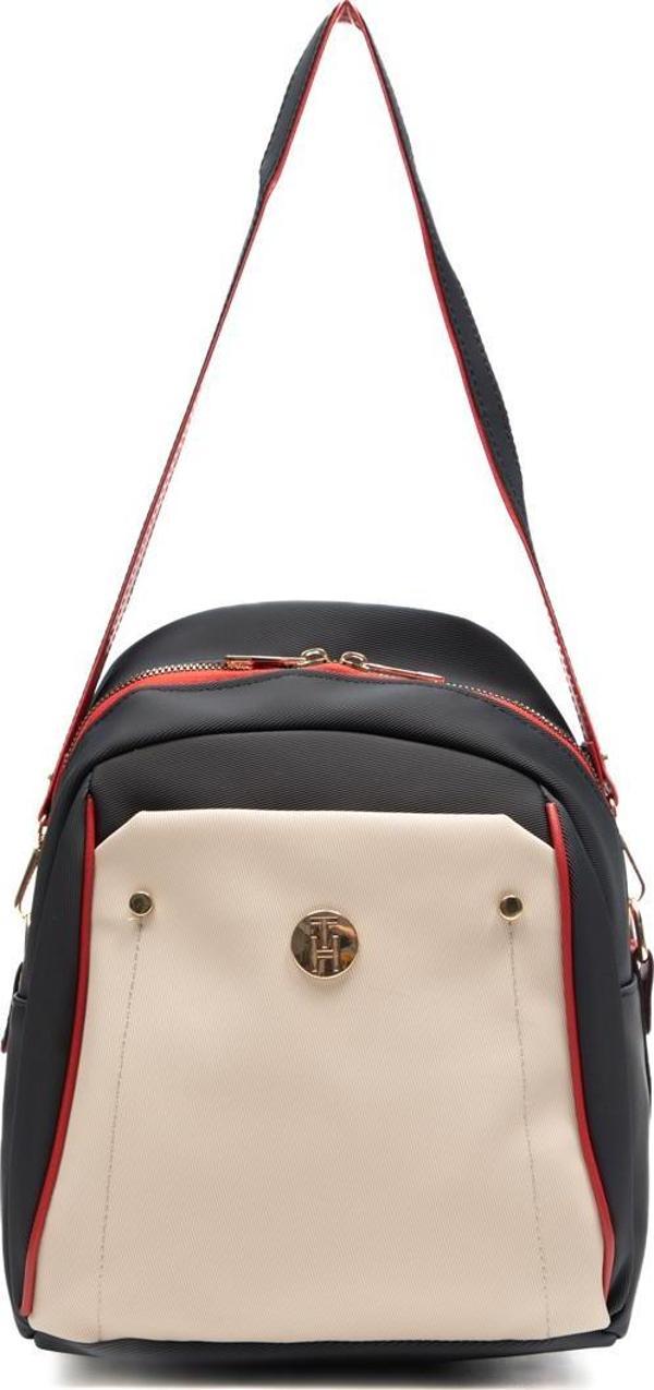 TH Bag Kadın Sırt Çantası TH-YK12941 Laci-Krem-Kırmızı - Image 1