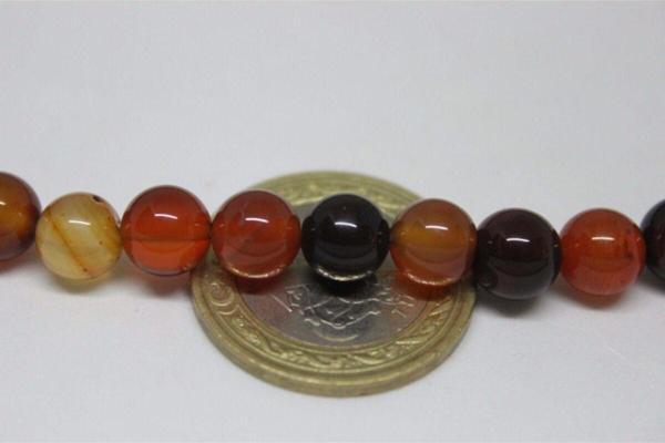 Akik Taşı 8mm/10 Adet (17303-1) - Image 1