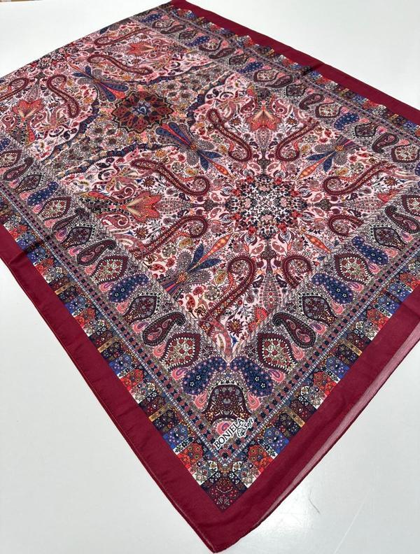 Bonjela Soft Pamuklu Şal Etro Desen LBS1613 - Image 1