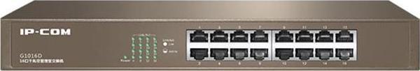 IP-COM G1016D 16 PORT GIGABIT METAL KASA RACKMOUNT SWITCH  - Image 1