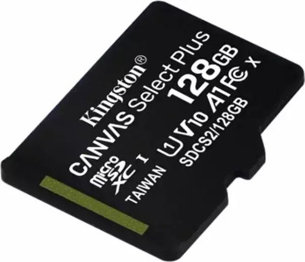 128 GB KINGSTON MICRO SD CARD CL10 SDCS2/128GB CANVAS SELECT - Image 1