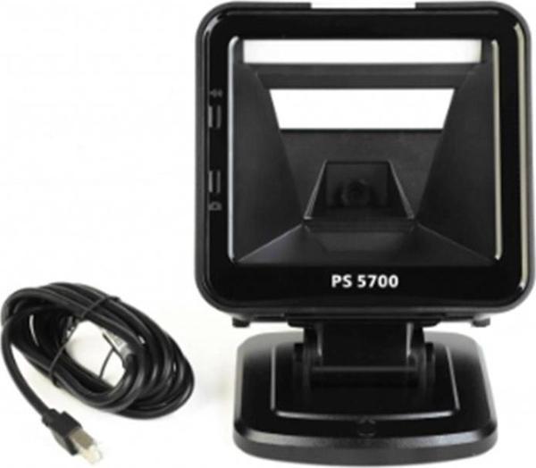 PERKON PS5700 2D KAREKOD KABLOLU USB MASAÜSTÜ BARKOD OKUYUCU+AYAKLI  - Image 1