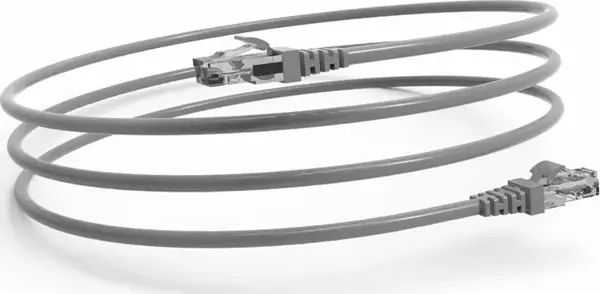 INCA ICAT6-01TG 1MT CAT6 UTP PATCH KABLO GRİ - Image 1