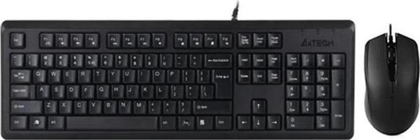 A4 TECH KR-9276 Q USB MM KABLOLU KLAVYE MOUSE SET - Image 1
