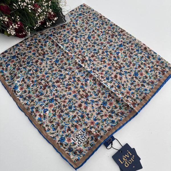 Levi'dor Kristal Eşarp Yeni Sezon Efsane Çiçek Desen LTK9002 - Image 1