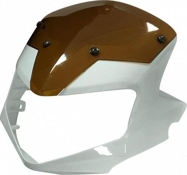 Mondial Mh 125 Delta Far Muhafazası Camlı Beyaz - Image 1