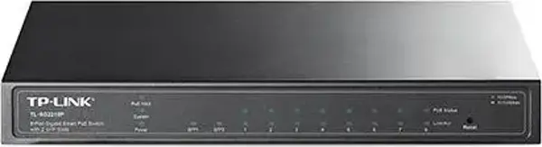 TP-LINK TL-SG2210P 8 PORT GIGABIT + 2X1GB SFP UPLINK JETSTREAM 61W POE SWITCH - Image 1