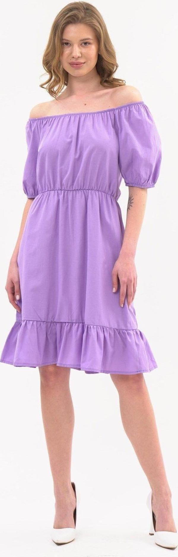 Kadın Beli Lastikli Tery Coton Elbise 4367/95 - Image 1