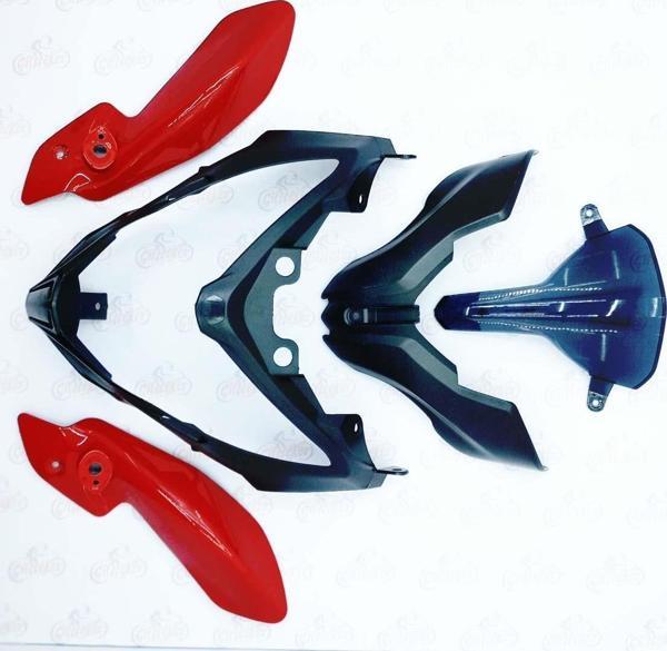 Bajaj Pulsar Ns 200 Far Granajı Seti 5 Parça Kırmızı - Image 1