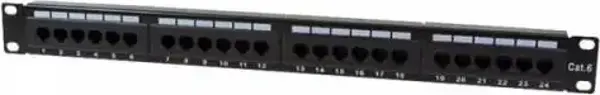 URANIUM P24UTP PP-UC6-2524 CAT6 24 PORT DOLU PATCH PANEL - Image 1