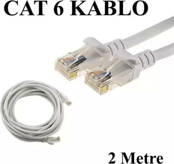 INCA ICAT6-02TG 2MT CAT6 UTP PATCH KABLO GRİ - Image 1