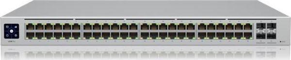 UBNT USW-48-POE 48 PORT GIGABIT + 4X1GB SFP UPLINK L2 195W POE YÖNETİLEBİLİR RACKMOUNT SWITCH  - Image 1