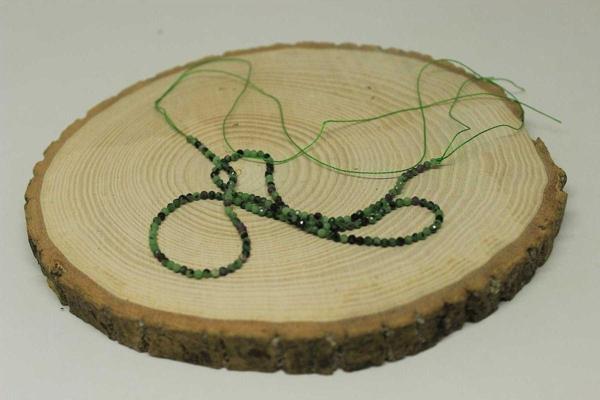 Anyolit (rubizoit – Rubyzoisit) Taşı Dizi 2mm - Image 1