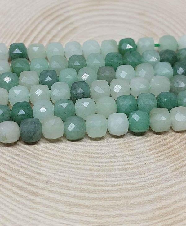 Aventurin Taşı Küp Şekilli Dizi 5,5mm - Image 1