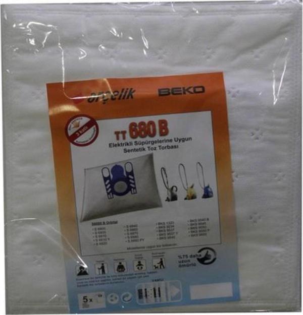 Abnturk Özel Üretim 10 Adet S6680 B-S 6800-S6805 Süpürge Toz Torbası %100 Toz Korumalı 3 Kat Elyaf - Image 1