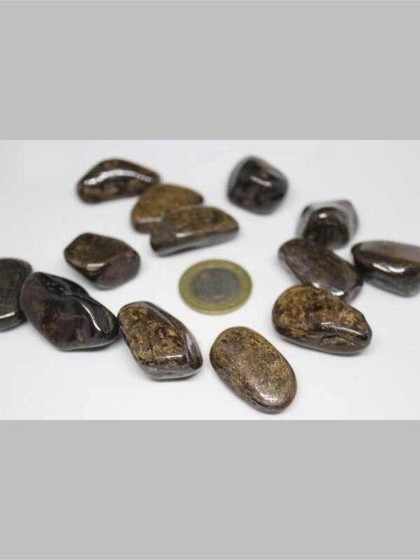 Bronzit Taşı Tamburlanmış Orta Boy 14-20 Gram - Image 1