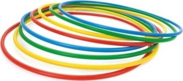 Sport Renkli Hulahop Çember 60 Cm 10 Adet - Image 1